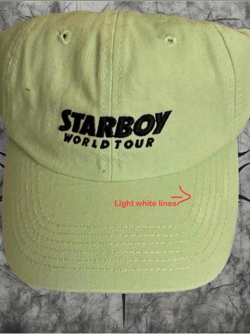 Starboy World Tour Light Green Hat